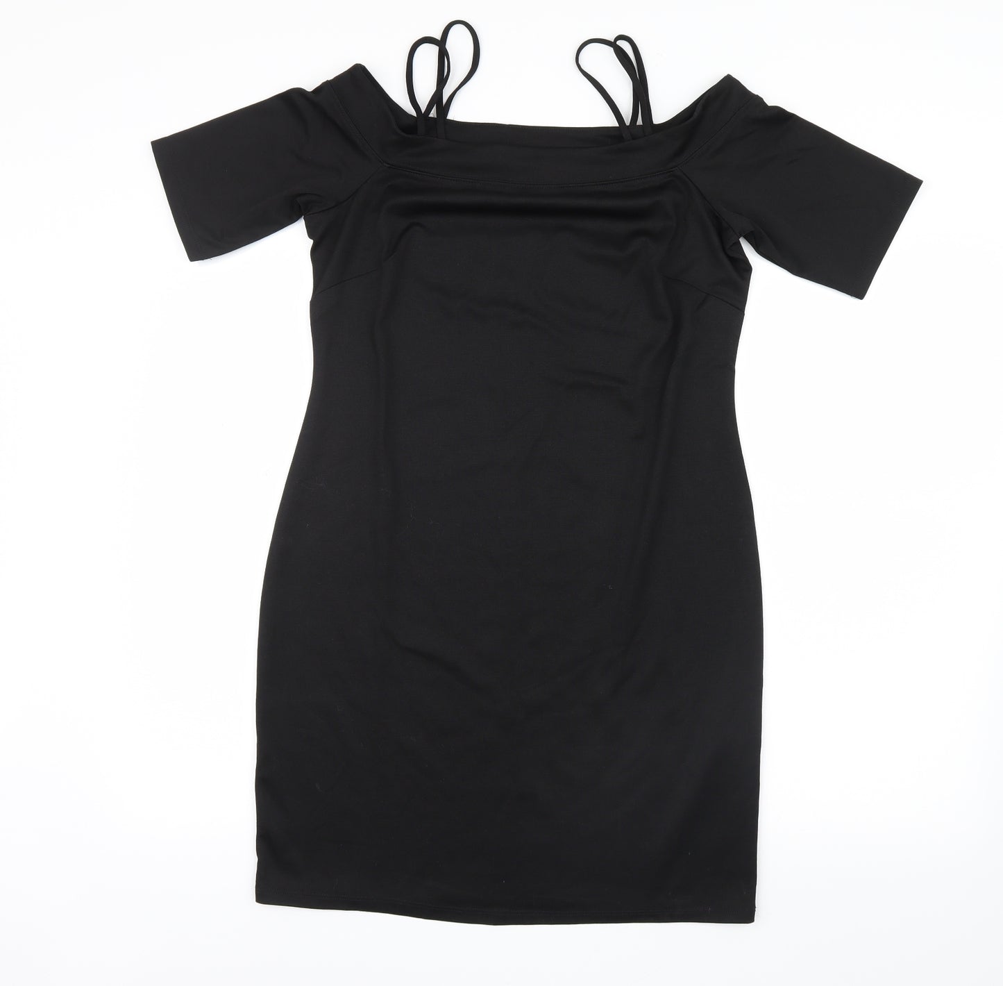 H&M Womens Black   Shirt Dress  Size 14