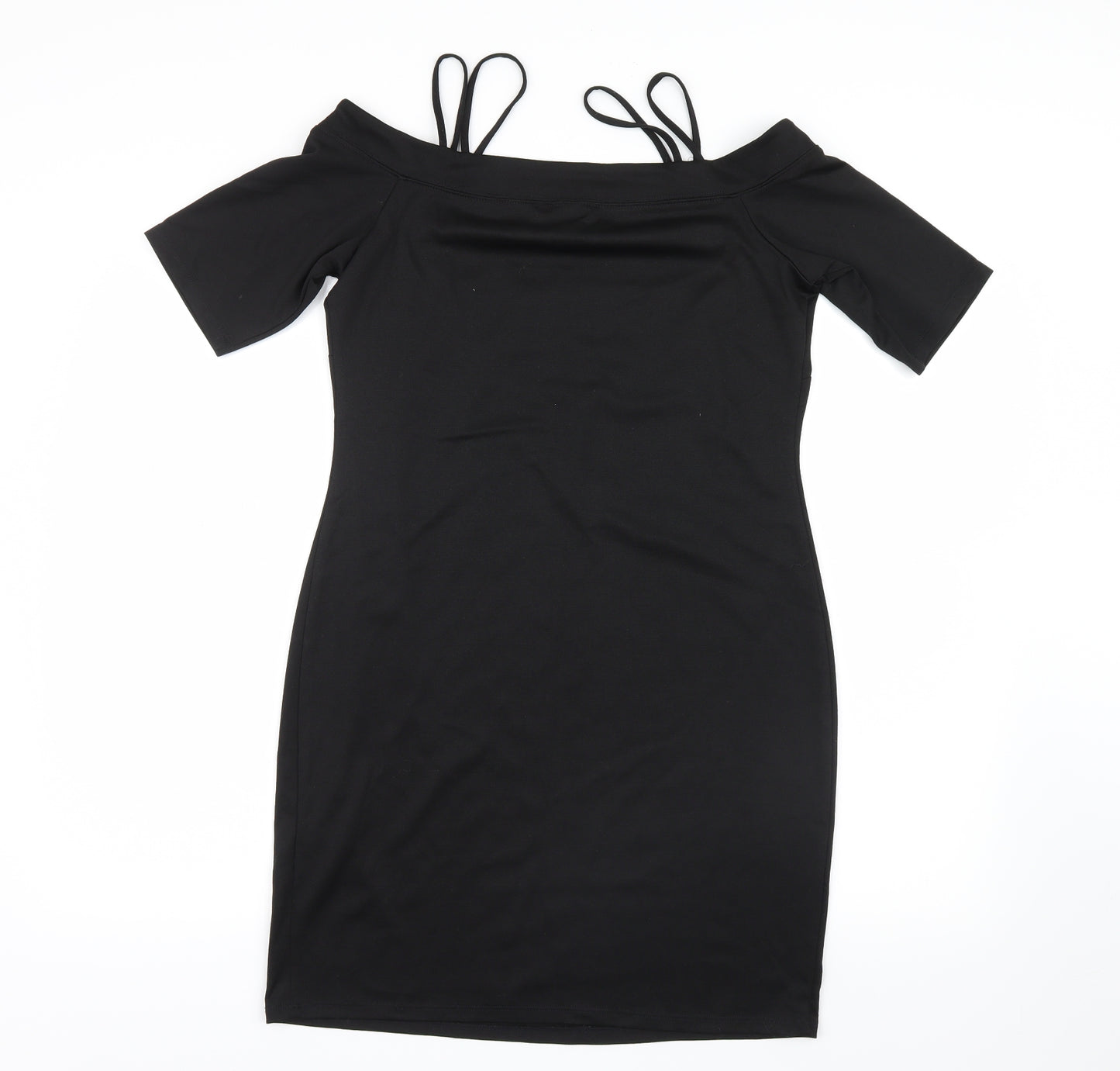 H&M Womens Black   Shirt Dress  Size 14