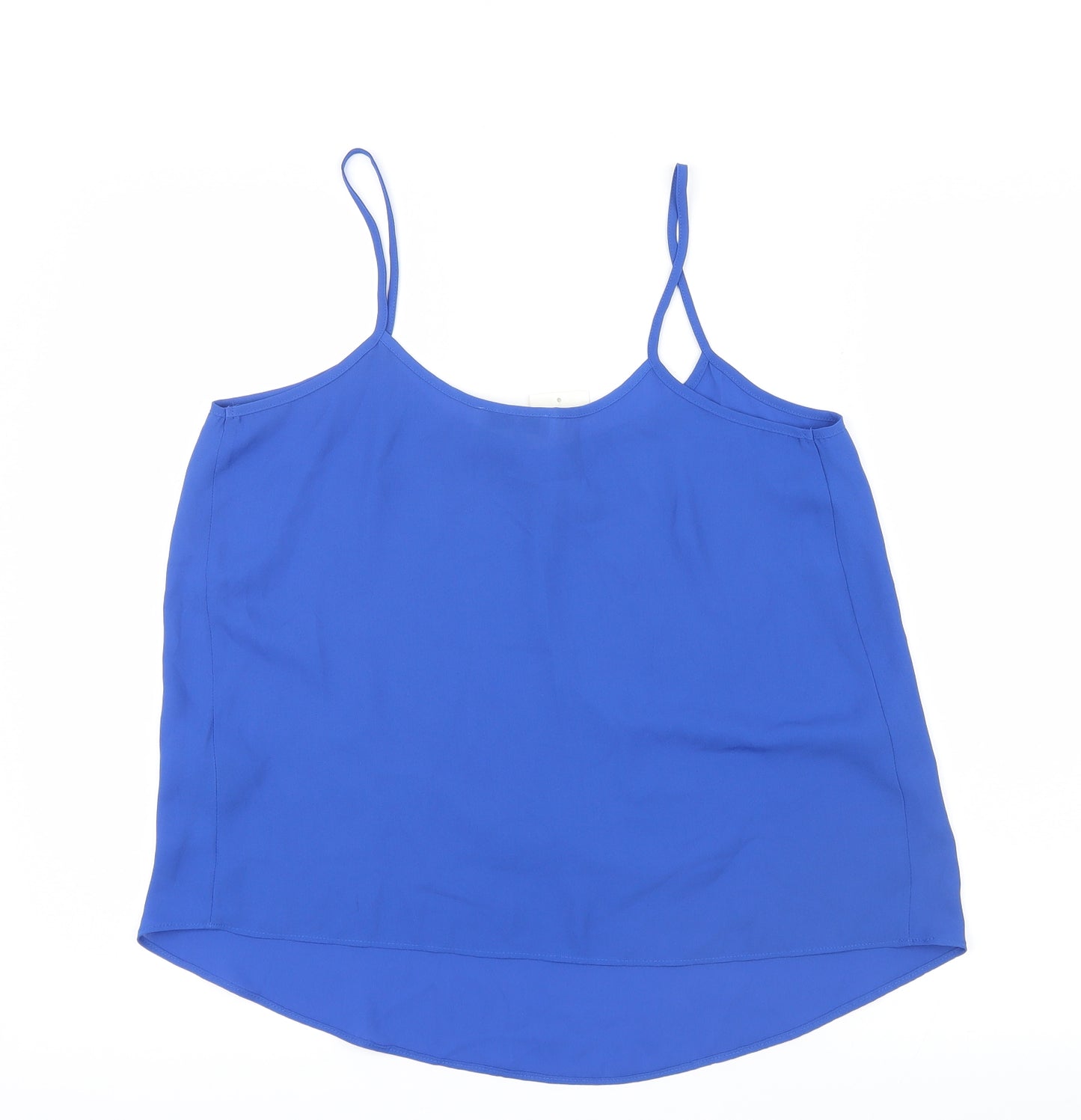 Papaya Womens Blue  Mesh Camisole Blouse Size 12
