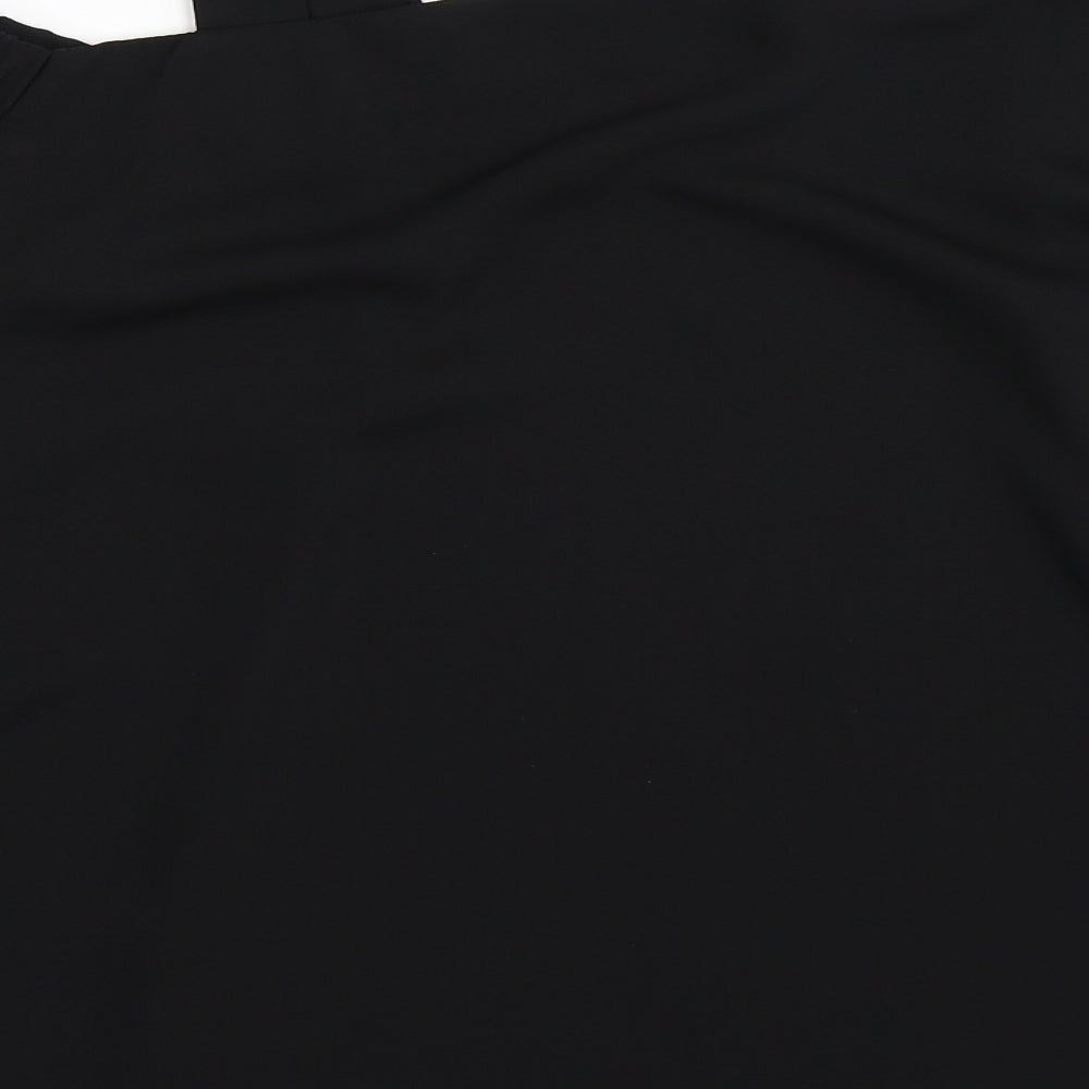 Papaya Womens Black   Basic Blouse Size 16