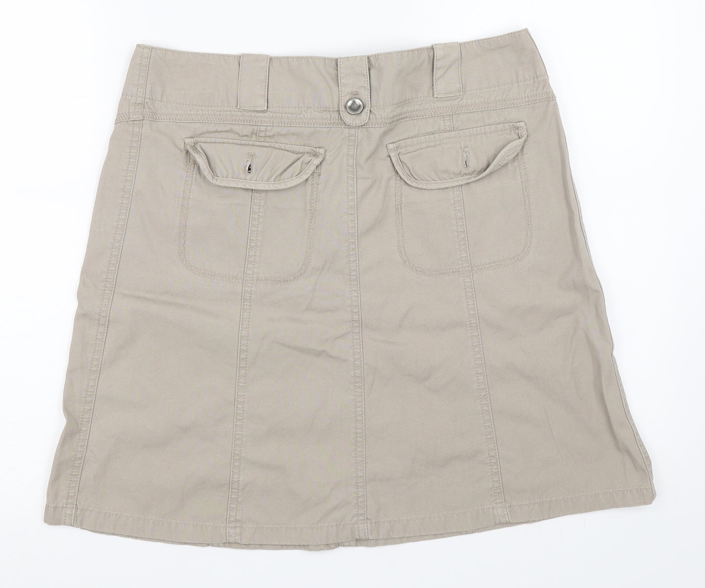 Papaya Womens Beige   Mini Skirt Size 14