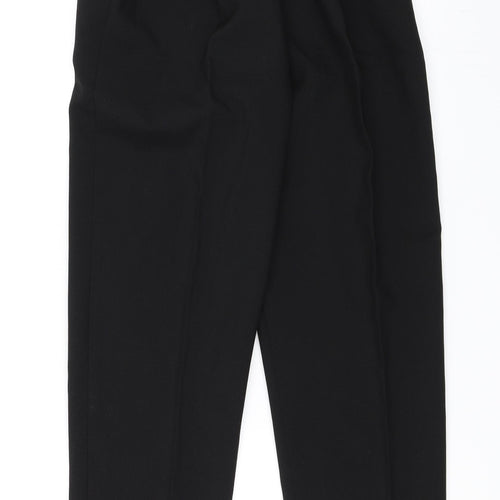 Preworn Womens Black   Trousers  Size 10 L26 in