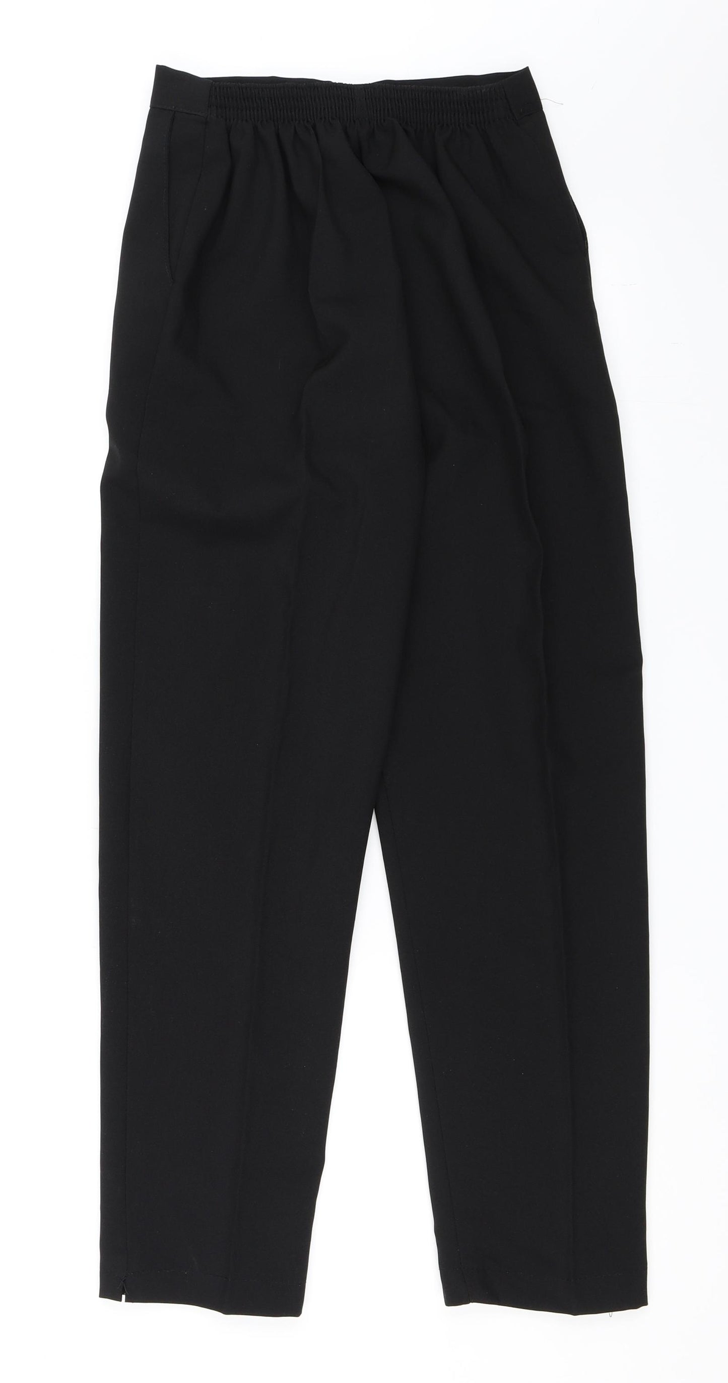 Preworn Womens Black   Trousers  Size 10 L26 in