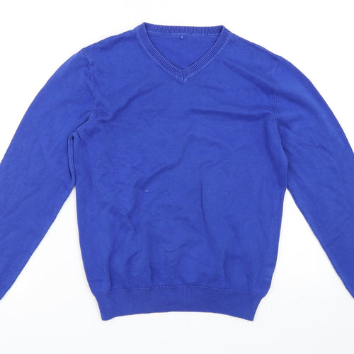 George Boys Blue   Pullover Jumper Size 10-11 Years