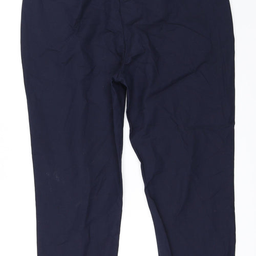 Per Una Womens Blue   Capri Trousers Size 16 L26 in