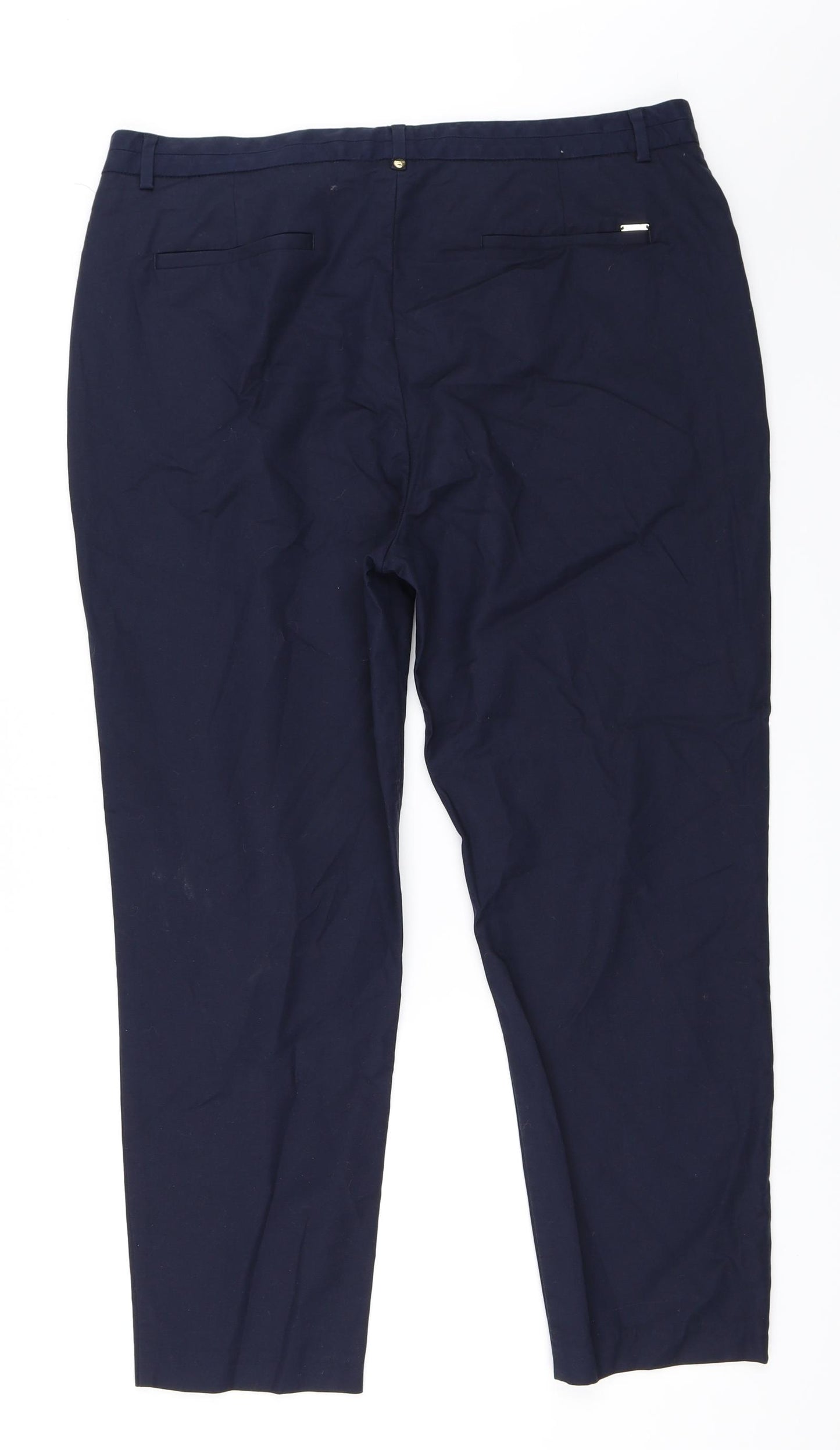 Per Una Womens Blue   Capri Trousers Size 16 L26 in