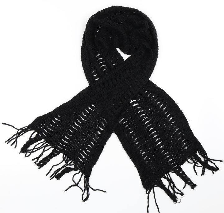 Preworn Womens Black Scarf