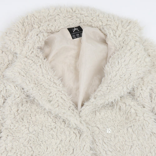 Atmosphere Womens Beige   Overcoat Coat Size 6