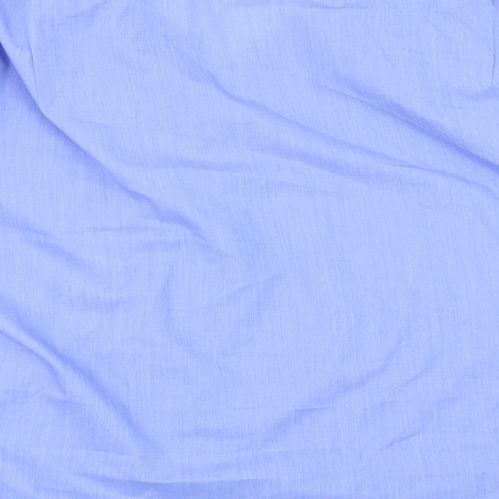 Marks and Spencer Mens Blue    Dress Shirt Size 18.5