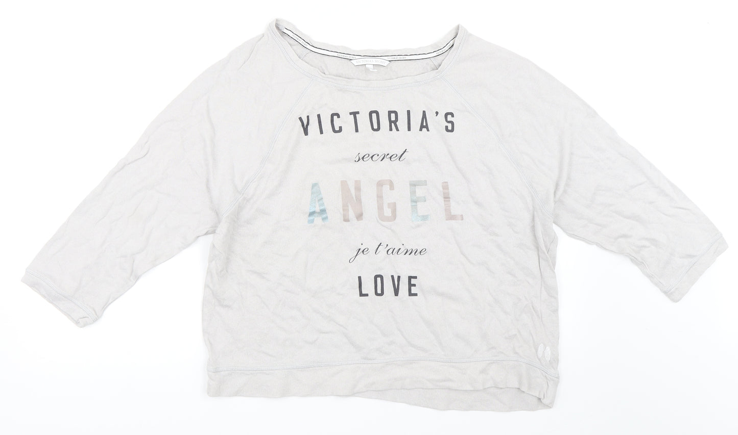 Victoria's Secret Womens Grey   Pullover Jumper Size S