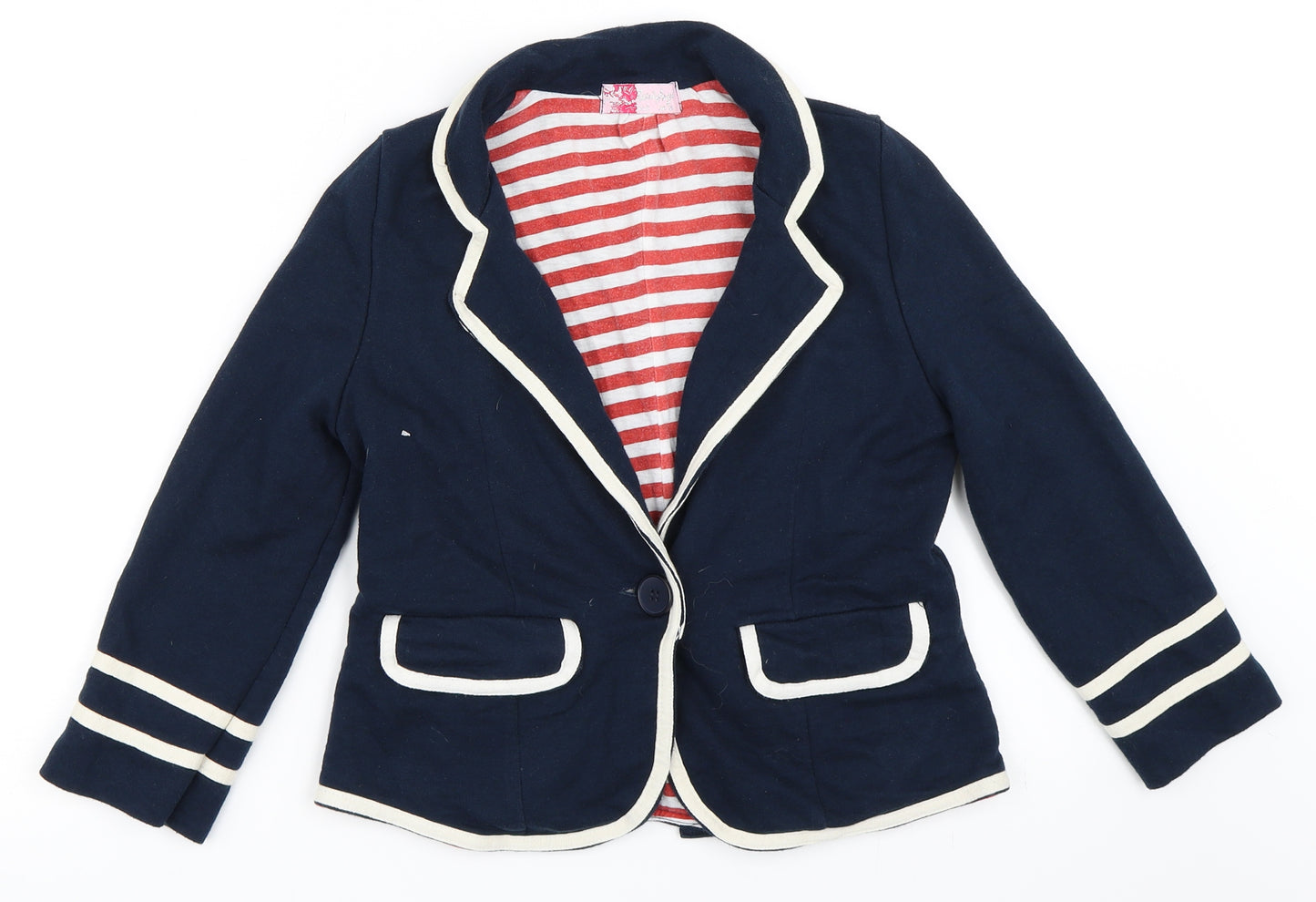 Preworn Womens Blue   Jacket Blazer Size 6