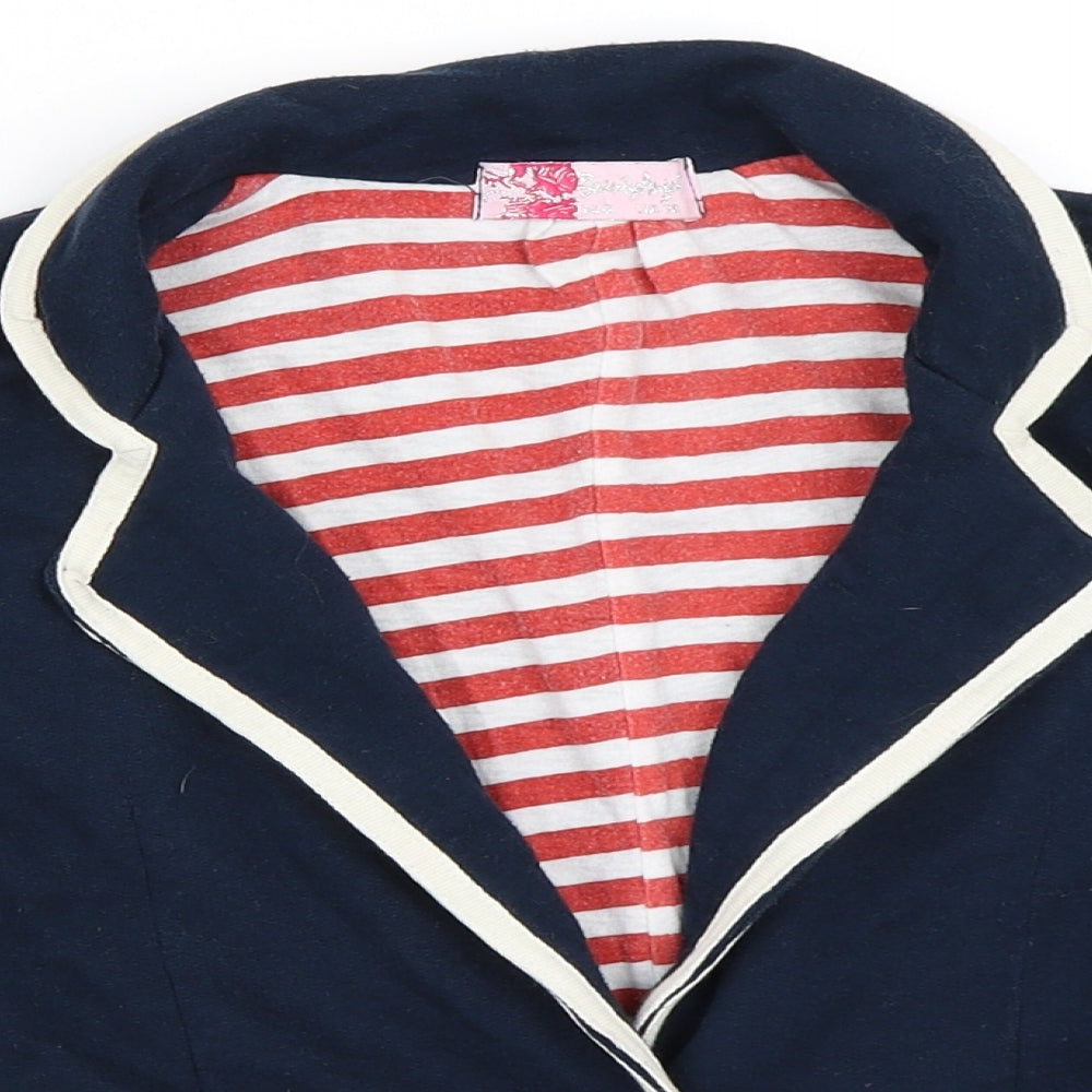 Preworn Womens Blue   Jacket Blazer Size 6