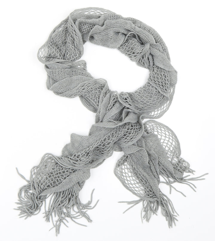Preworn Womens Grey Scarf