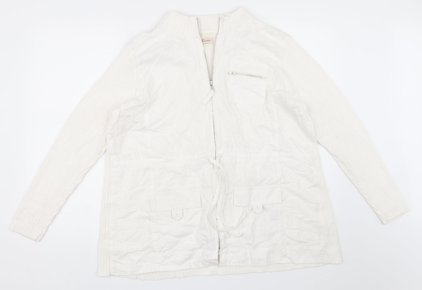 Lime Womens Ivory   Jacket  Size XL