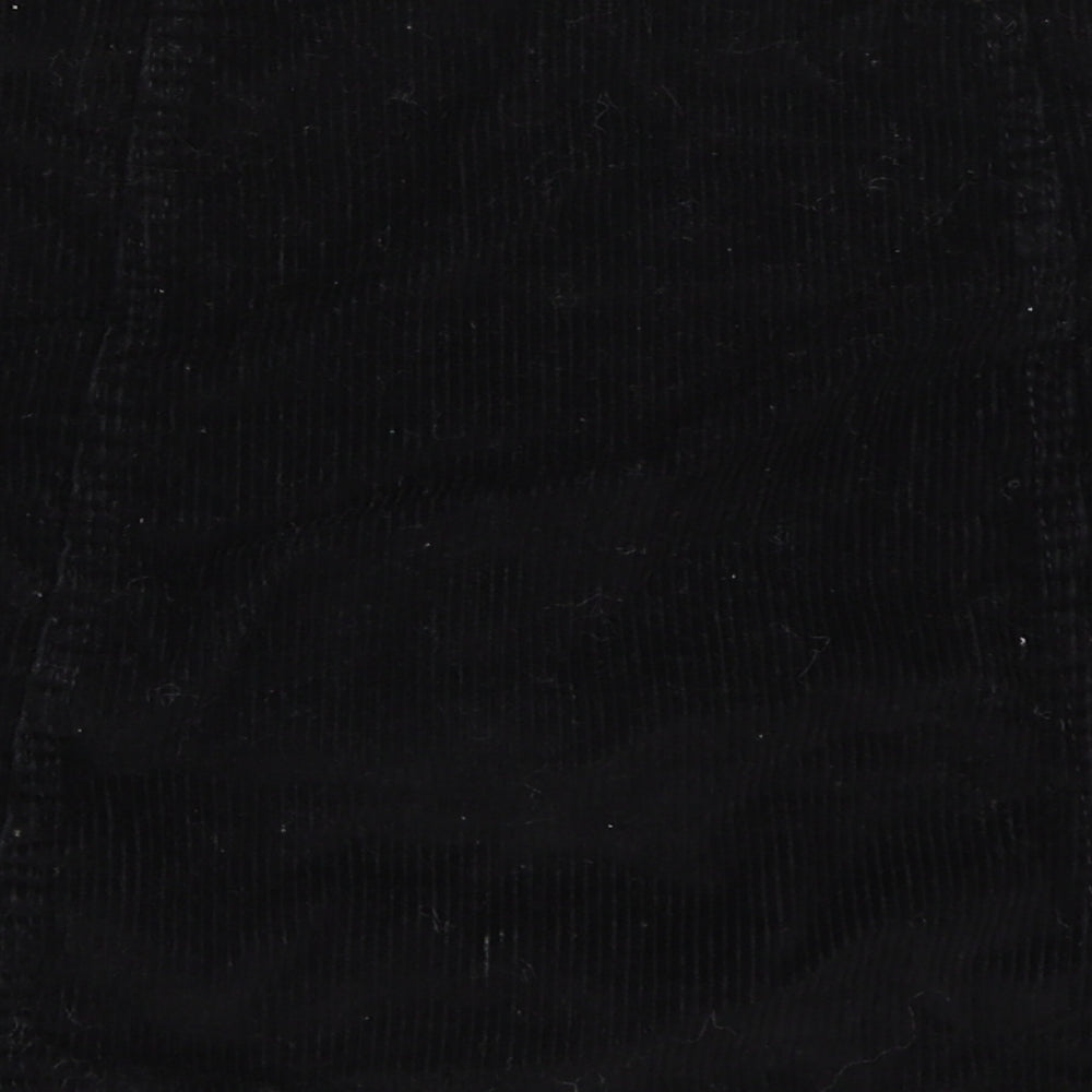 Primark Womens Black  Corduroy A-Line Skirt Size 14