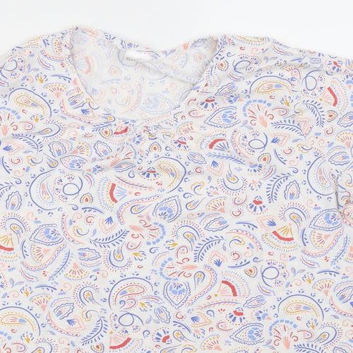 Damart Womens White   Basic T-Shirt Size M