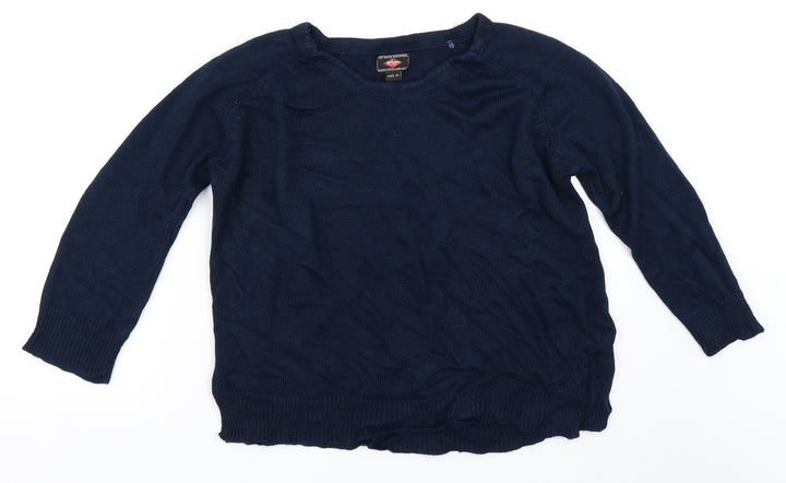 Lee Cooper Womens Blue Pullover Jumper Size 14
