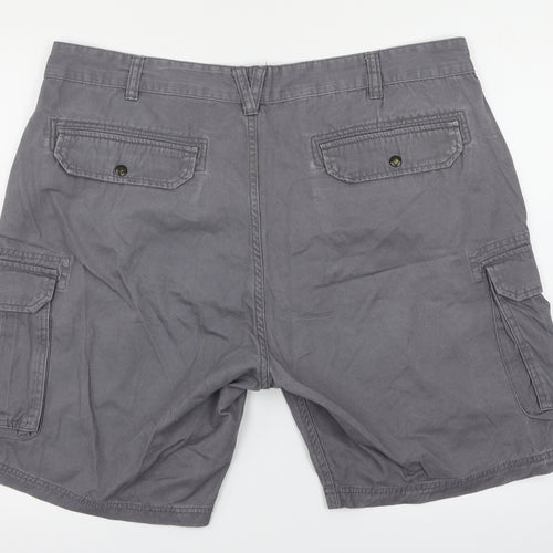 Avenue Mens Grey   Cargo Shorts Size 48 in