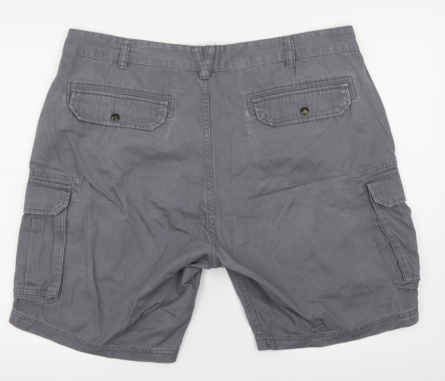 Avenue Mens Grey   Cargo Shorts Size 48 in