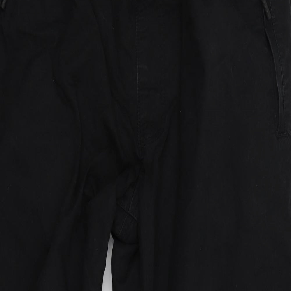 George Mens Black   Rain Trousers Trousers Size XL L30 in