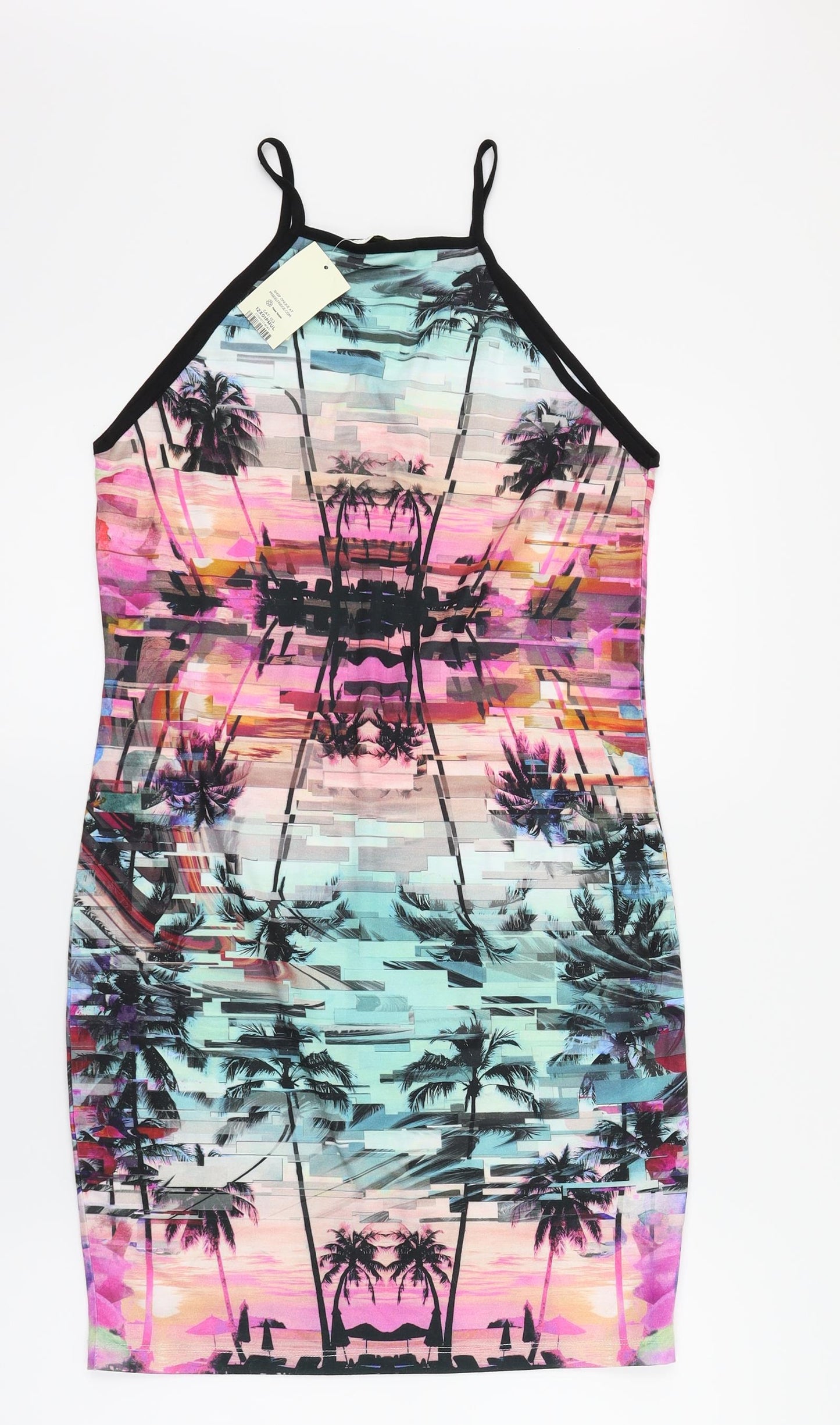 Miss Selfridge Womens Multicoloured Floral  Pencil Dress  Size 12
