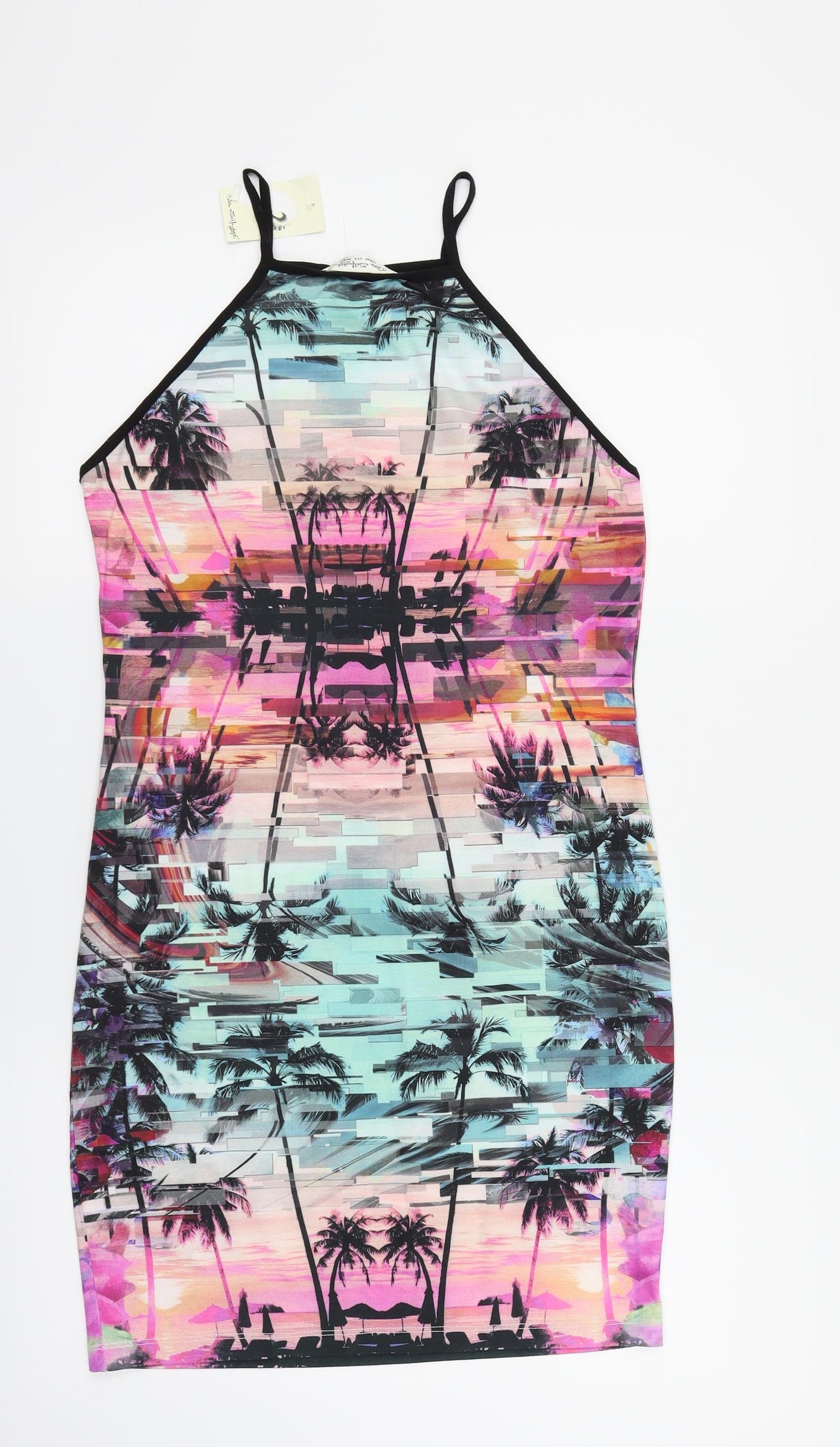 Miss Selfridge Womens Multicoloured Floral  Pencil Dress  Size 12