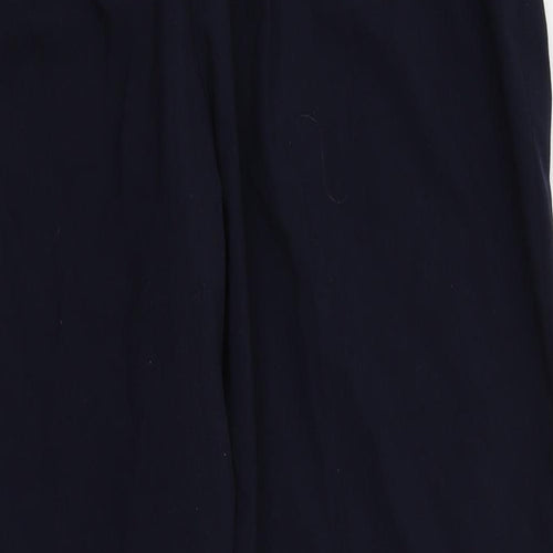 M&S Womens Blue   Dress Pants Trousers Size 16 L24 in
