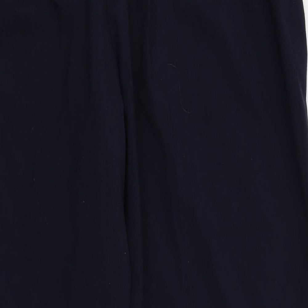 M&S Womens Blue   Dress Pants Trousers Size 16 L24 in