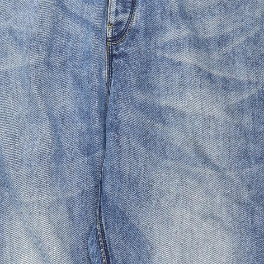 French Connection Mens Blue  Denim Straight Jeans Size 38 in L30 in