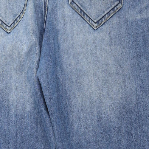 French Connection Mens Blue  Denim Straight Jeans Size 38 in L30 in