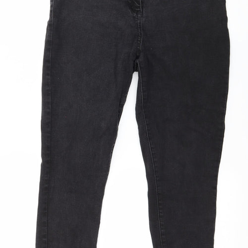 Papaya Womens Grey  Denim Skinny Jeans Size 12 L27 in