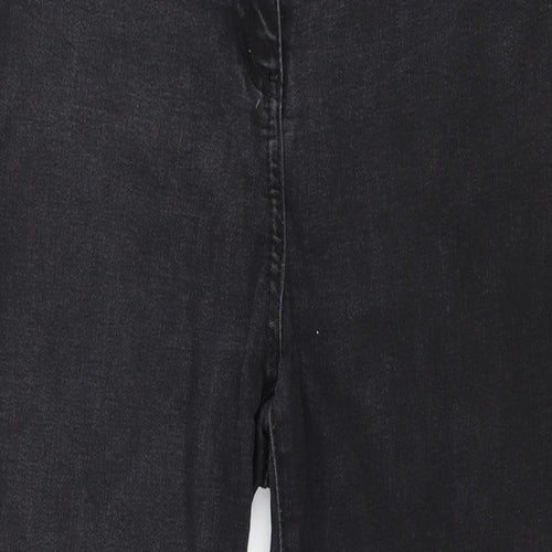 Papaya Womens Grey  Denim Skinny Jeans Size 12 L27 in