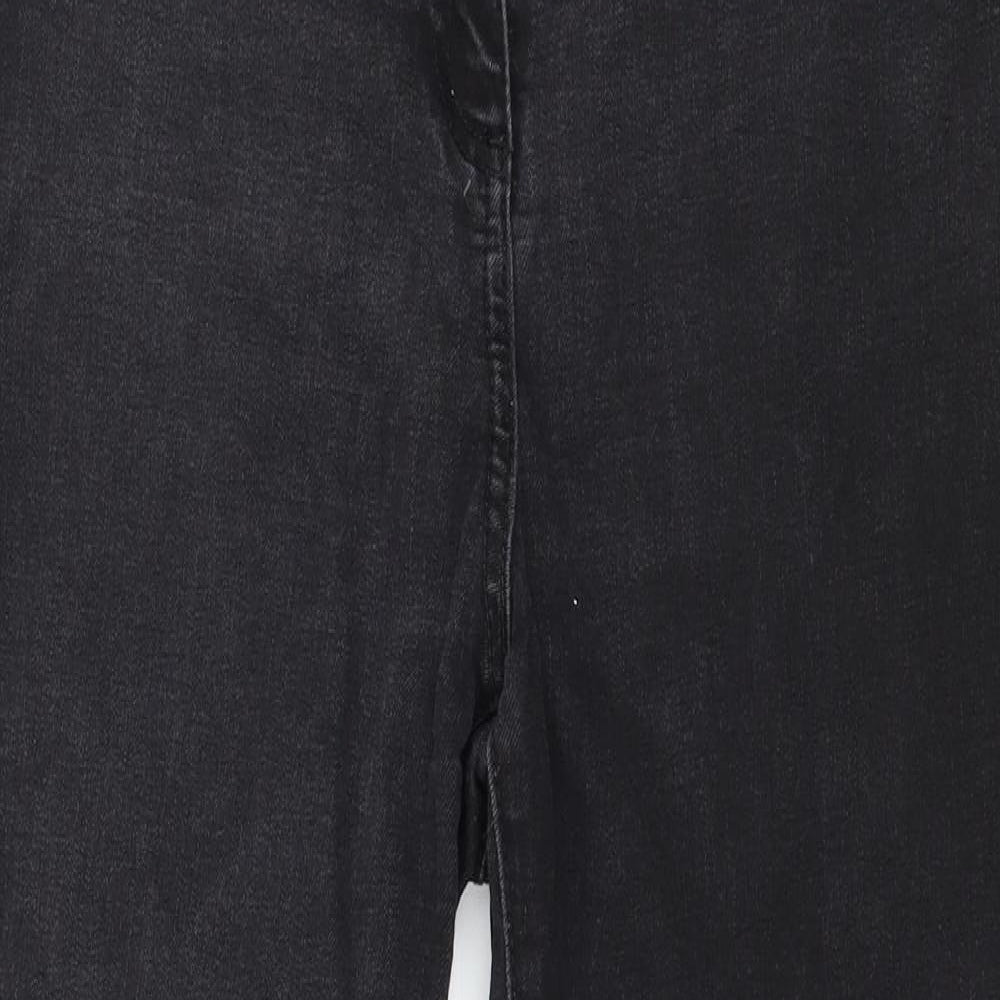 Papaya Womens Grey  Denim Skinny Jeans Size 12 L27 in