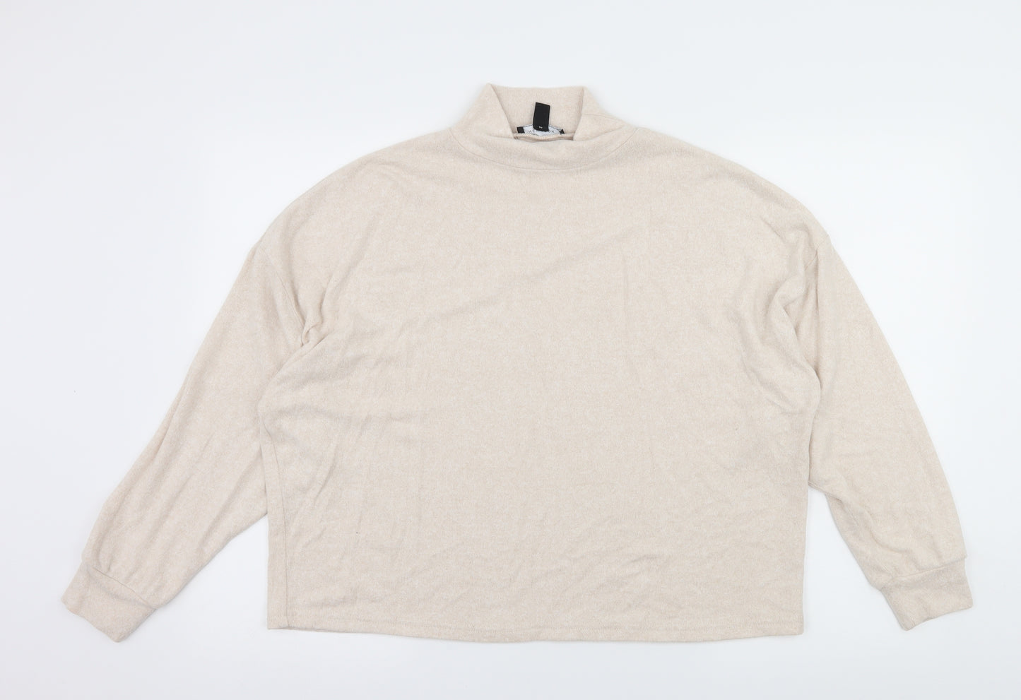 New Look Womens Ivory  Knit Pullover Jumper Size M