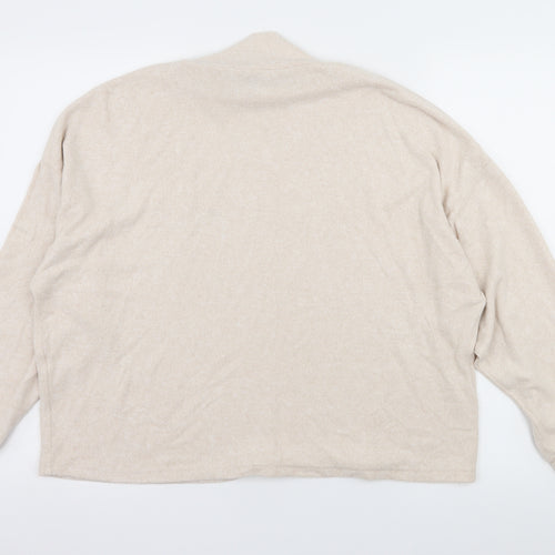 New Look Womens Ivory  Knit Pullover Jumper Size M