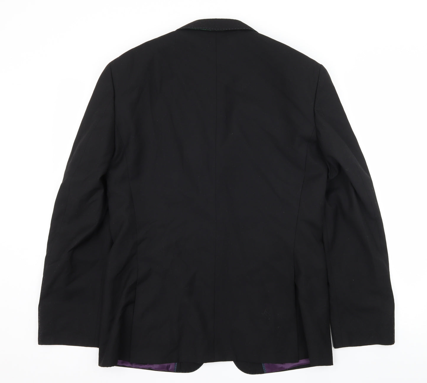 Peter Van Holland Mens Black   Jacket Suit Jacket Size M