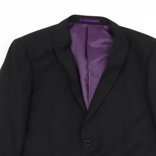 Peter Van Holland Mens Black   Jacket Suit Jacket Size M