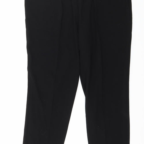Marks and Spencer Womens Black   Trousers  Size 14 L25 in