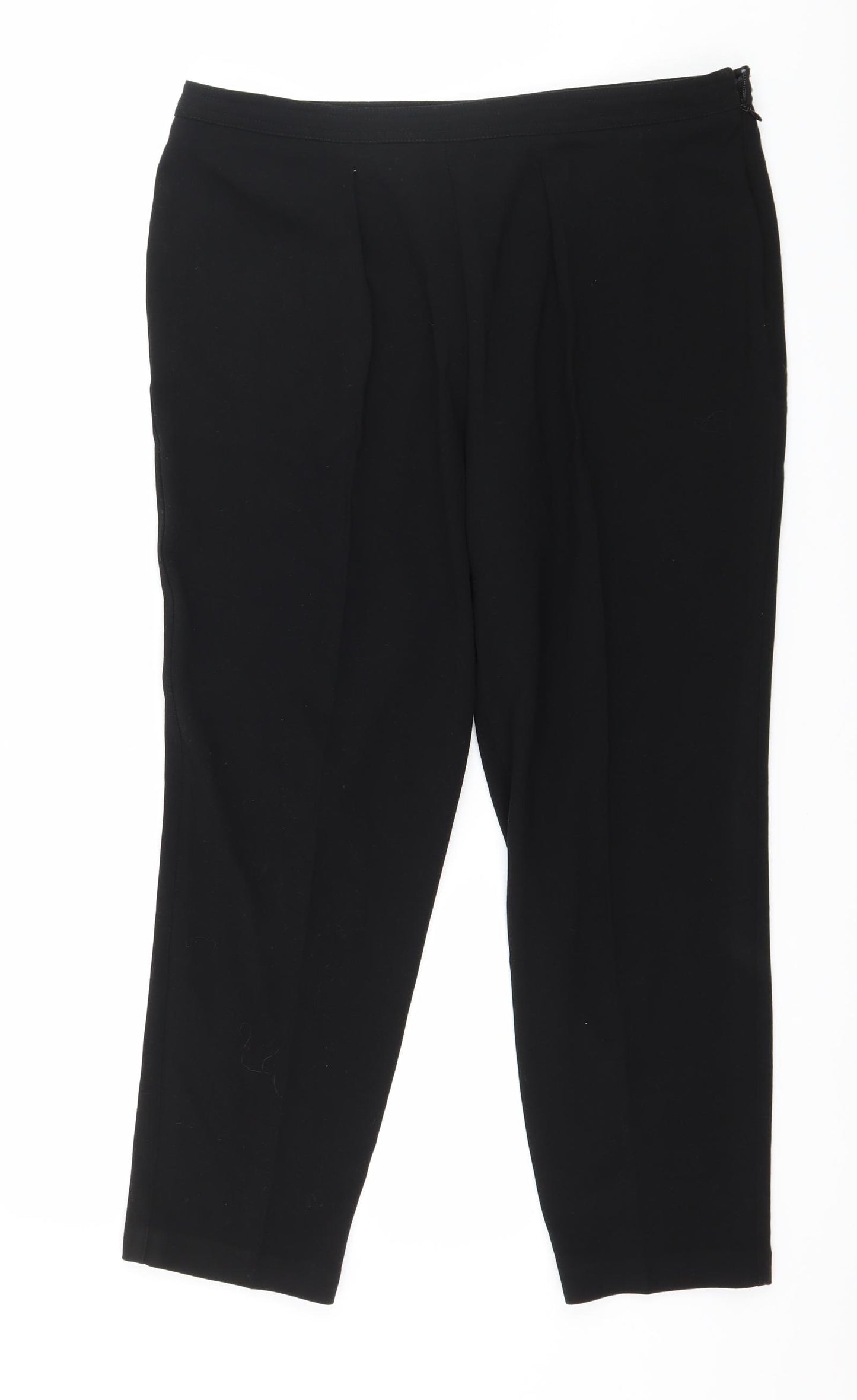 Marks and Spencer Womens Black   Trousers  Size 14 L25 in