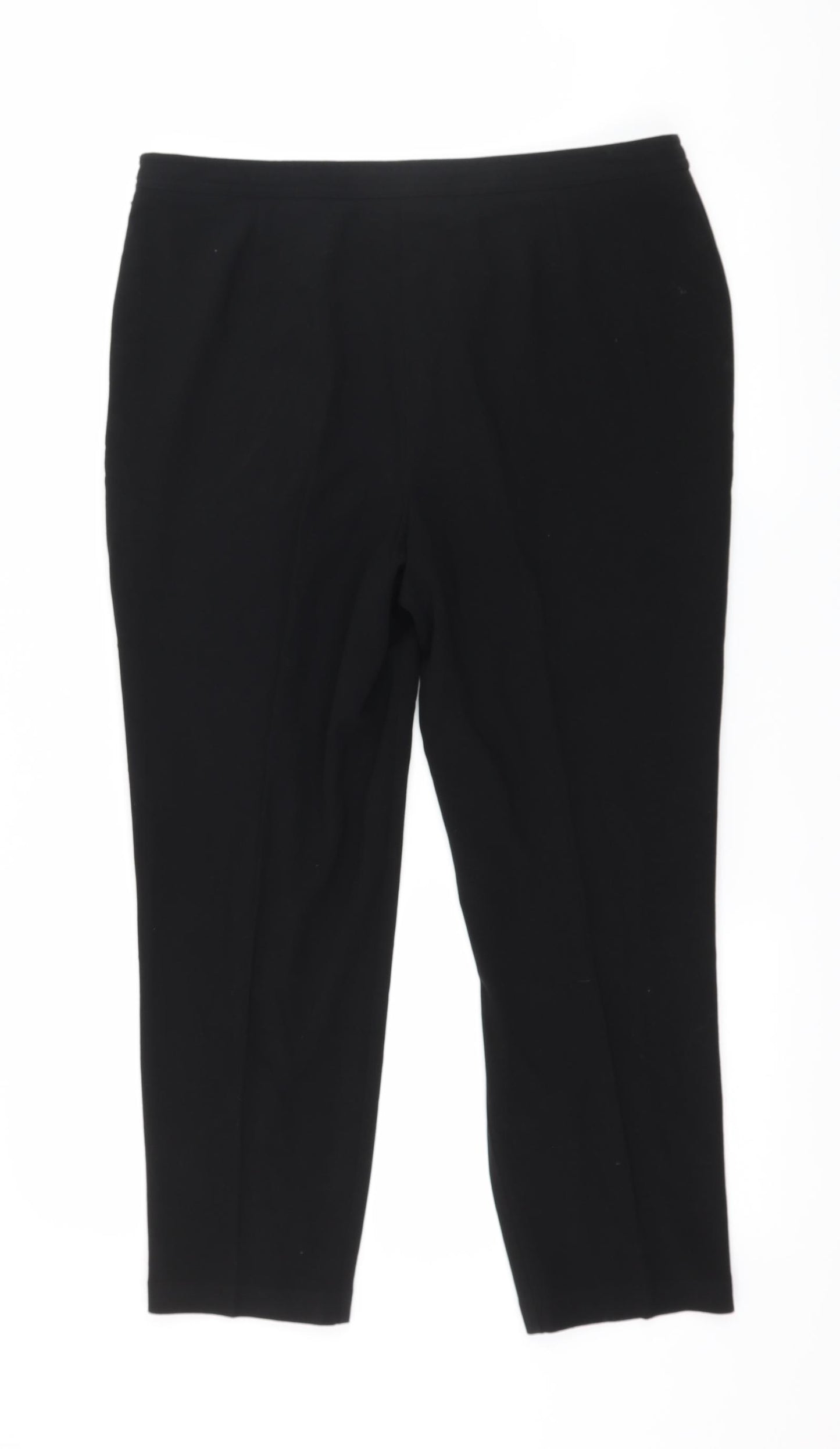 Marks and Spencer Womens Black   Trousers  Size 14 L25 in
