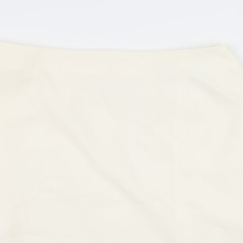 AMARANTO Womens White   A-Line Skirt Size 32 in