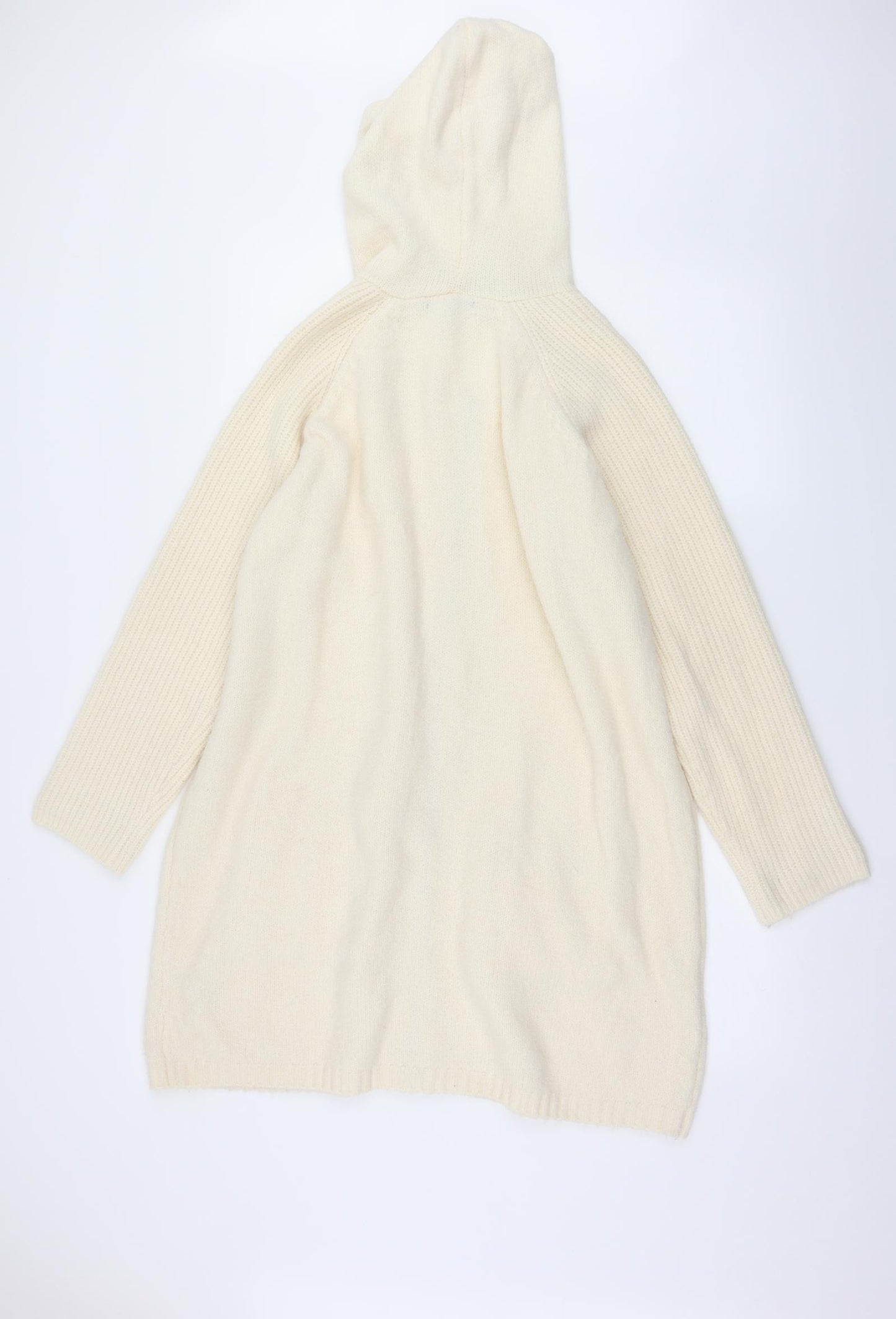 George Womens Ivory  Jersey Cardigan Jumper Size 18