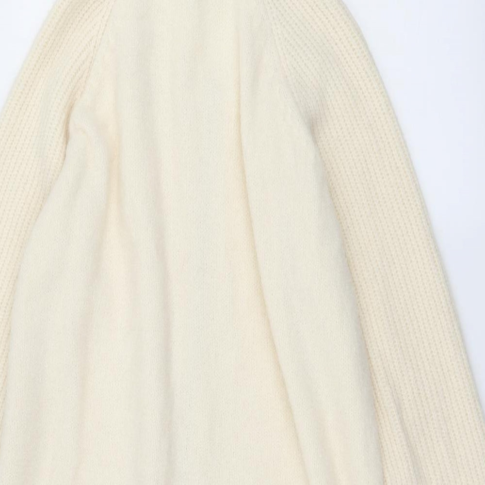 George Womens Ivory  Jersey Cardigan Jumper Size 18