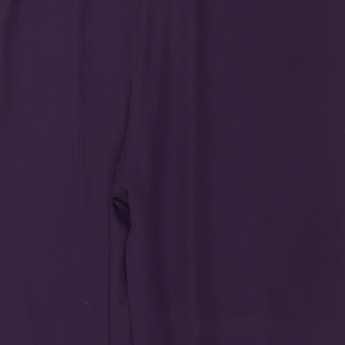 ELVI Womens Purple   Trousers  Size 38 in L29 in