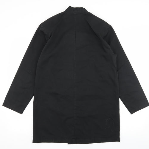 Simon Jersey Mens Black    Button-Up Size S  - Chefswear