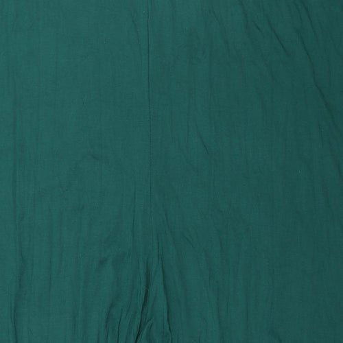 Yours Womens Green  Jersey Capri Leggings Size 34 L29 in