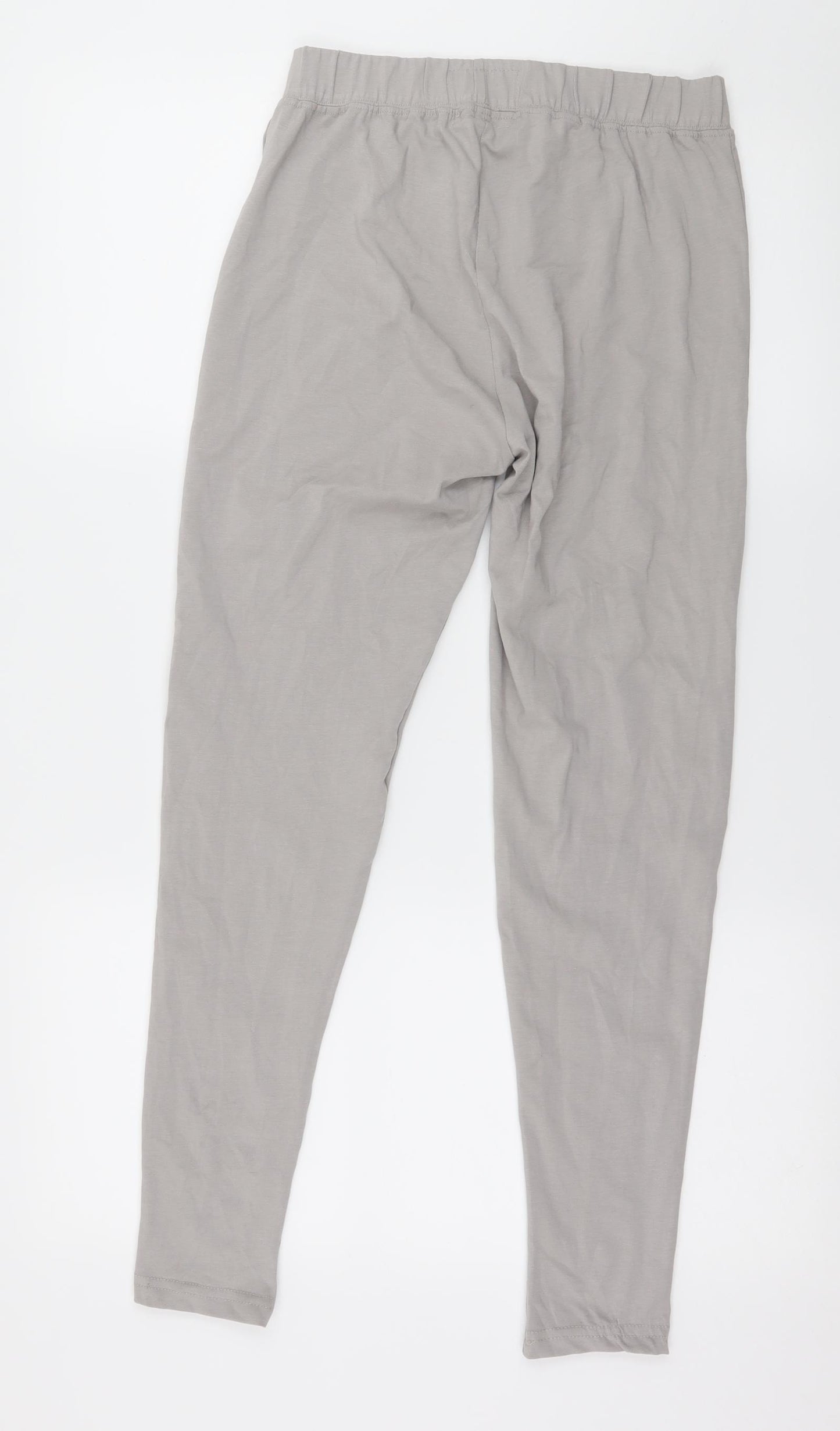 Crosshatch Womens Grey  Jersey Capri Leggings Size M L26 in