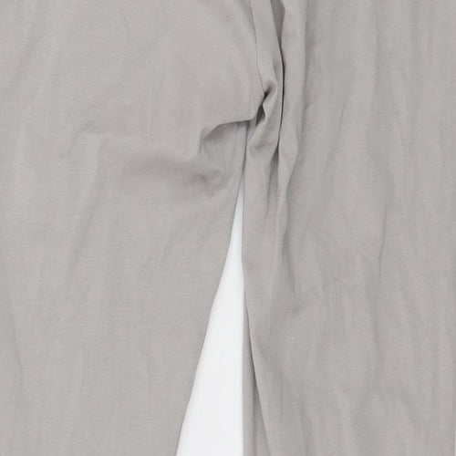 Crosshatch Womens Grey  Jersey Capri Leggings Size M L26 in