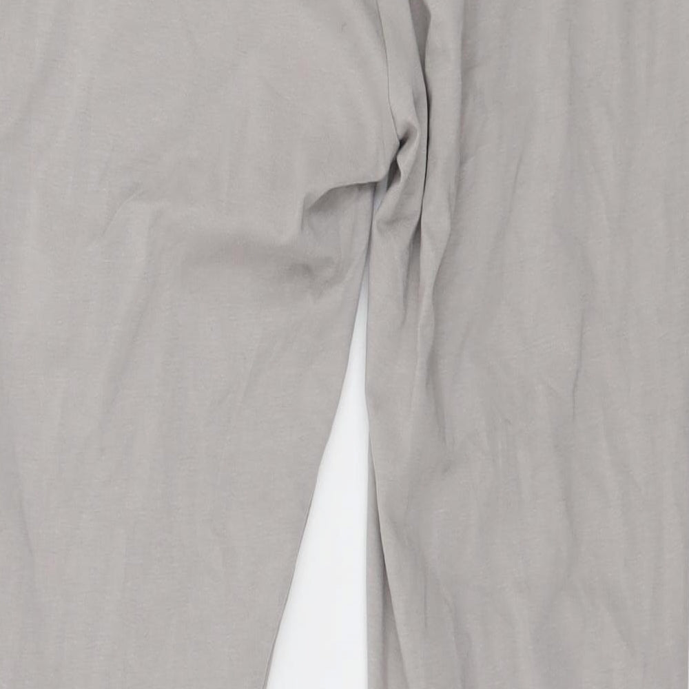 Crosshatch Womens Grey  Jersey Capri Leggings Size M L26 in