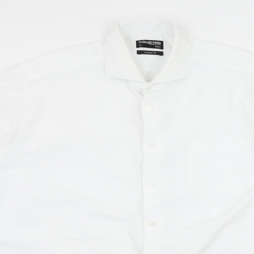 Debenhams Mens White    Dress Shirt Size 17